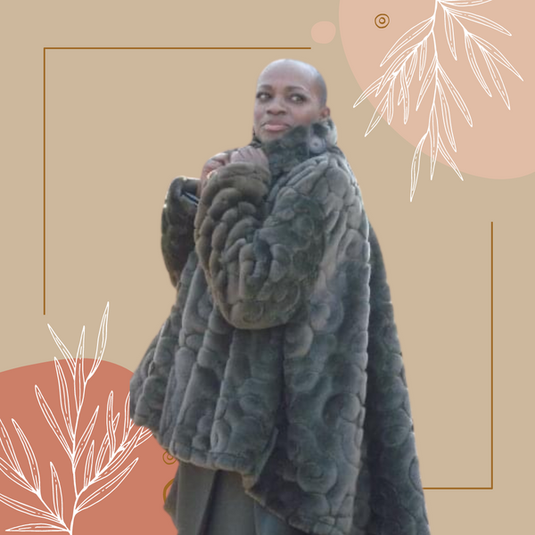 Faux Fur Swing Coat –  (Takara Designs)