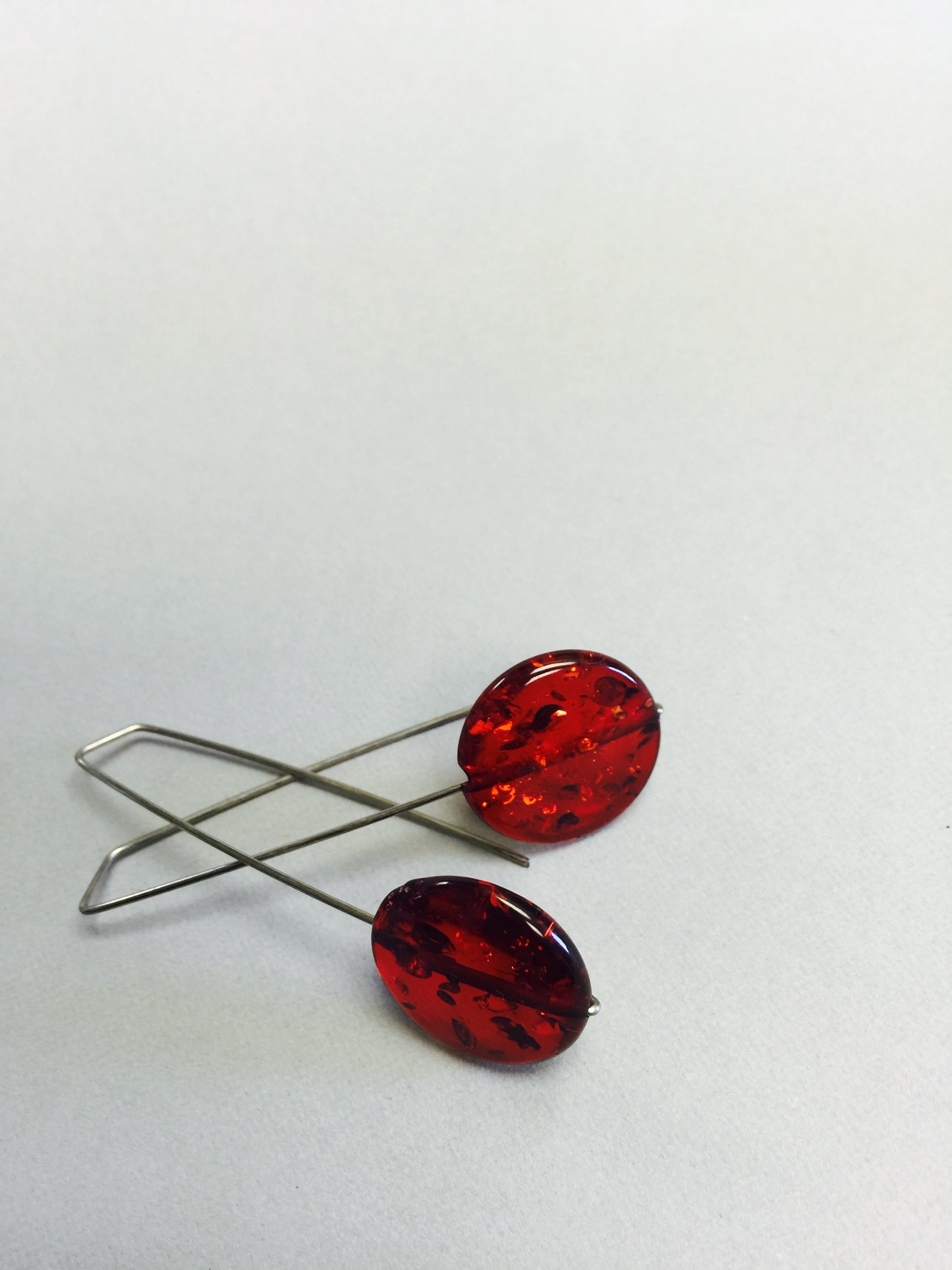 Amber Lollipop Earrings